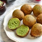 ホットケーキミックスで♪もちもち抹茶ボール