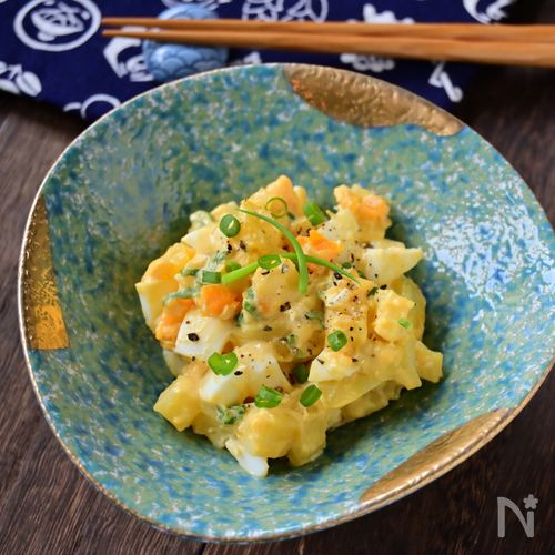 【おつまみにもなるデリ風おかず】大人の和風ポテトタルタル