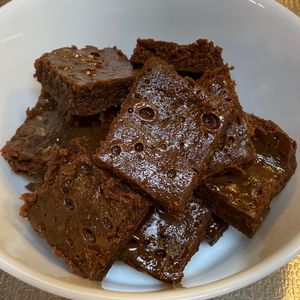 くだもの大好き🧡の作ってみた!投稿(【レンジで簡単♡濃厚ブラウニー】子供と一緒に作れる♪)