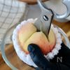 桃の剥き方も解説！【桃のパンナコッタ】の工程5