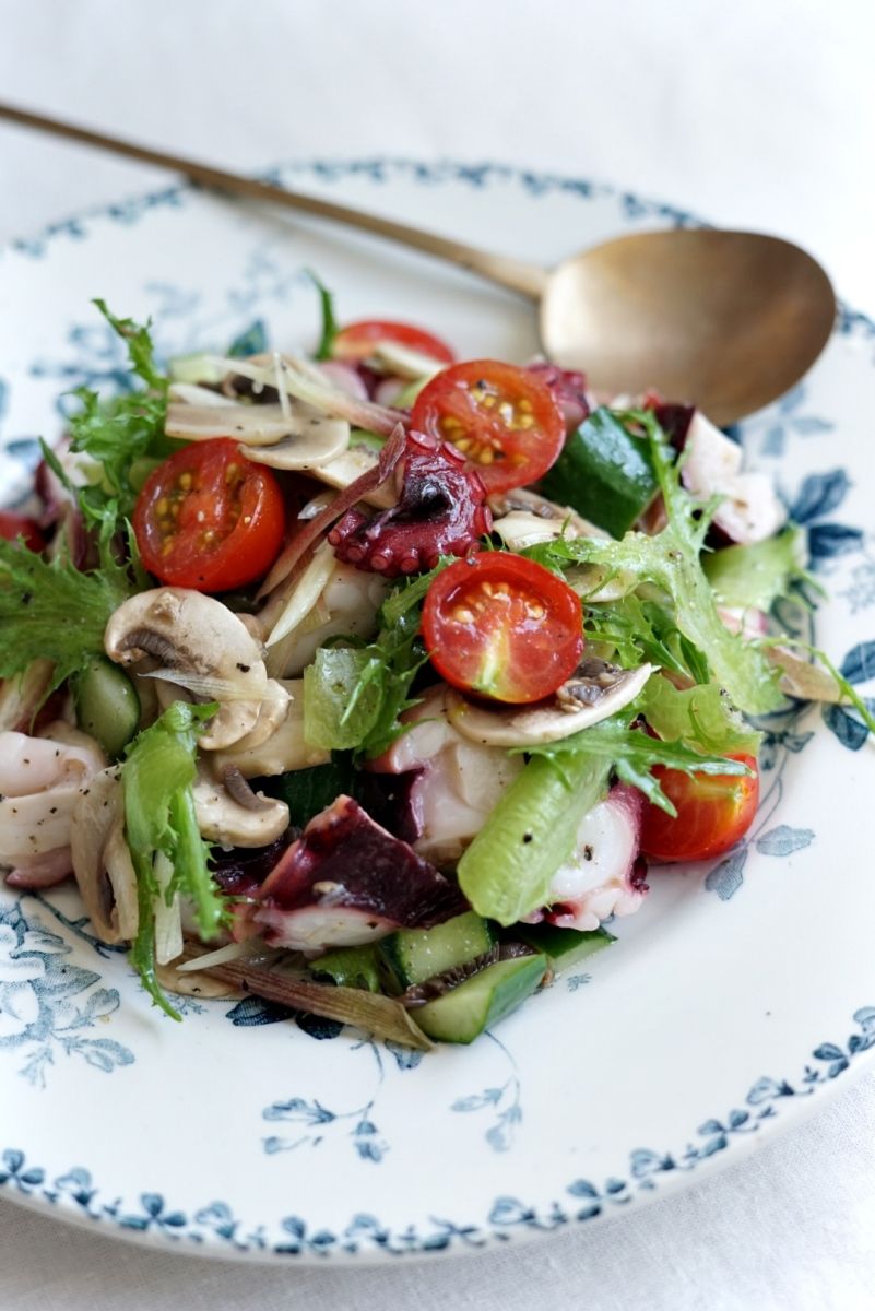 チキンタコサラダのレシピ