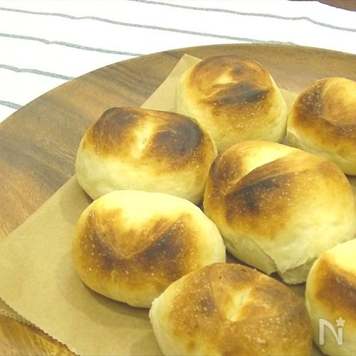 【ほっとき!もちもちパン】【トースターで焼ける】丸パン