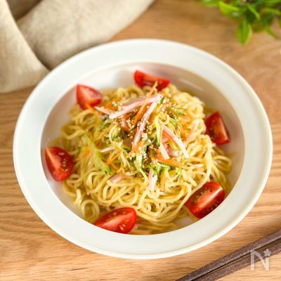 子どもも食べやすい！サラダ冷やし中華