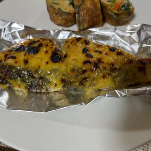ぽちゃこの作ってみた!投稿(サワラの味噌マヨ焼き)