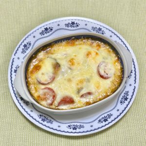 キャピタンの作ってみた!投稿(サバ缶とトマトのマヨチーズ焼き【#乗せて焼くだけ】)