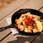 鶏もも肉の旨塩ねぎま炒め