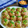 レンジで簡単！枝豆入り焼売風豚団子(おろしぽん酢で♪)の工程4