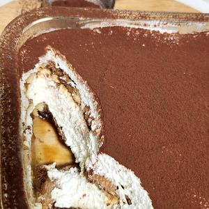 よもぎの作ってみた!投稿(わが家の常備スイーツ♪クリームたっぷり～ダイエットティラミス)
