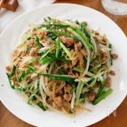 『肉味噌とニラの春雨炒め』スタミナ満点！ワンパンで簡単♪