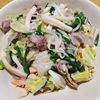 ナムディの作ってみた!投稿(行列の定食屋さんの🍚とろとろガッツリちゃんぽん野菜炒め🤩)