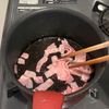 寒い日にほっこり温まる♡ベーコンと白菜の豆乳スープの工程1