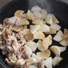 簡単10分！シャキほく♡【豚肉と長芋のごま味噌炒め】の工程3