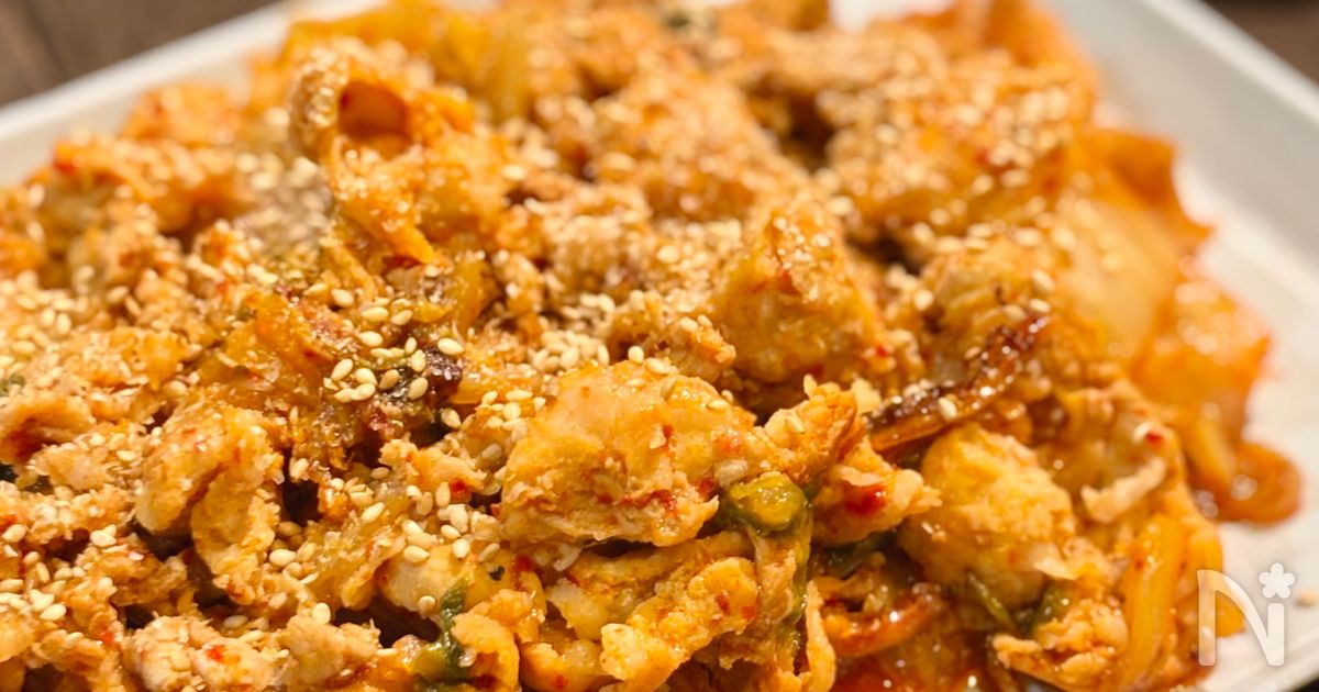 漬けて焼くだけ！ごはんがすすむ『豚キムチ』