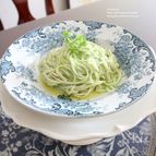 グリーンガスパチョのアレンジそうめん