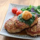 【米粉でふっくらジューシー！】和風おろしハンバーグ