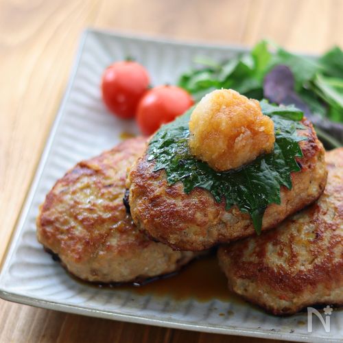 【米粉でふっくらジューシー！】和風おろしハンバーグ