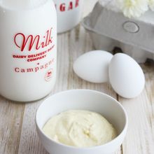 レンジで簡単!カスタードクリーム(生クリーム入り)