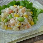 海老と枝豆のライスサラダ