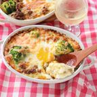 【カレーミートドリア】カレーミート＆ホワイトソース、レンチン