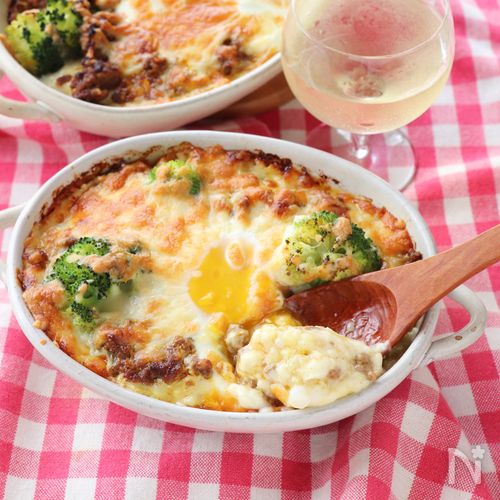 【カレーミートドリア】カレーミート&ホワイトソース、レンチン