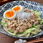 肉みそえのき♪ジャジャ麺風うどん