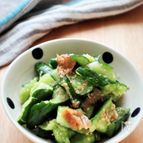 やみつき！白だしで簡単　きゅうりの梅しょうが漬け