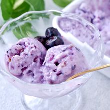 材料3つ！甘酒ブルーベリーアイス【砂糖/生クリームなし】