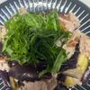 828525の作ってみた!投稿(豚しゃぶとなすの梅肉和え│10分で作る夏のさっぱり主役おかず)