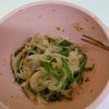 みふりーもの作ってみた!投稿(ヘルシー和食の♪ピーマンと玉葱のさっぱり梅ポンおかか和え😋)