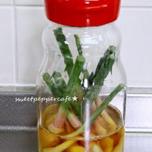 葉生姜（谷中生姜）の甘酢漬け。