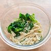 【えのきとほうれん草とかにかまの和え物】レンジでさっぱり副菜の工程2