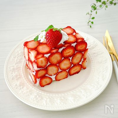 【韓国カフェ風】材料4つ！断面萌え♡タルギケーキサンド