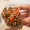 混ぜるだけでバル級おつまみ！『茗荷と生ハムのディップソース』の工程4