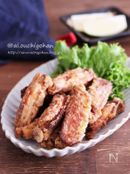 男子が喜ぶ骨付き肉で＊手羽中の塩レモン唐揚げ♡