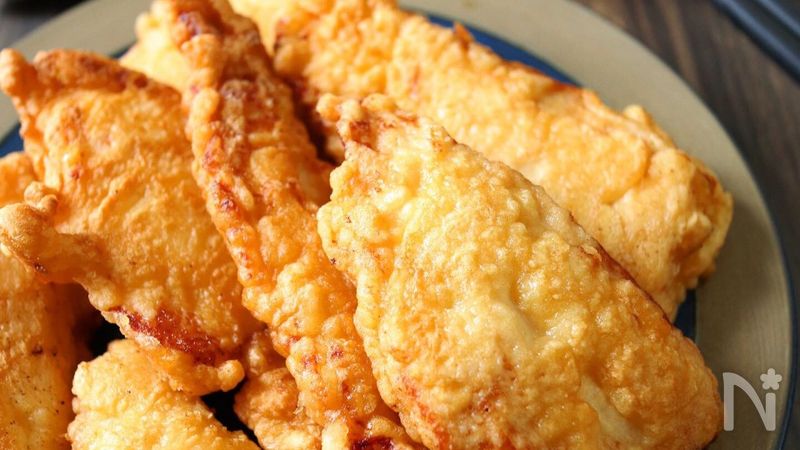 フライパンで簡単【とり天】鶏むね肉でもサクッとジューシー