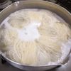 焼き茄子と豚しゃぶのぶっかけ素麺の工程7