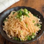 箸が止まらない！やみつき副菜【しらたきの明太バター炒め】