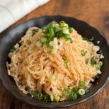 箸が止まらない！やみつき副菜【しらたきの明太バター炒め】