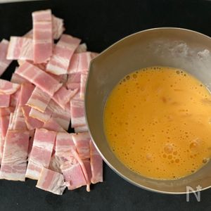 娘達に大人気！【ベーコンエッグの混ぜごはん】 | レシピサイトNadia