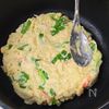 【豆腐と切り干し大根のお好み焼き】ふわふわ＆シャキシャキ食感の工程4