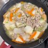 白菜と豚こまの和風あんかけ丼♪野菜がたっぷりとれる！の工程4
