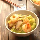 春キャベツと海老のあんかけご飯