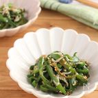 簡単和総菜☆ピーマンとしらすの塩きんぴら