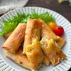 子どもウケ抜群！【焼き芋チーズ春巻き】