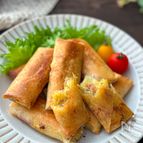 子どもウケ抜群！【焼き芋チーズ春巻き】