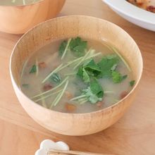 【5分で完成！】なめこと三つ葉の香り味噌汁｜ご自愛味噌汁