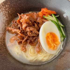 mi♡の作ってみた!投稿(【牛カルビの冷やしスタミナラーメン】暑い日に食べたい！)