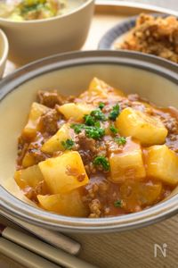煮物なのに子どもが無限に食べる！大根のトマトそぼろ煮