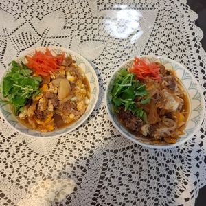 フェビアンの作ってみた!投稿(『他人丼』牛肉をとろ～り半熟卵でとじて白飯にON)