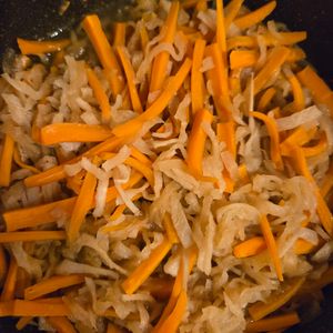 れみーの作ってみた!投稿(我が家の大定番【切り干し大根と人参のおふくろ煮】)